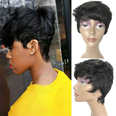 styling short wigs|short stylish wigs black women.